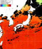 ひまわり人工衛星:日本全域,08:59JST,1時間合成画像