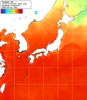 NOAA人工衛星画像:日本全域, 1週間合成画像(2025/08/17～2025/08/23UTC)