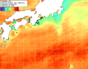 NOAA人工衛星画像:黒潮域, 1日合成画像(2025/08/23UTC)