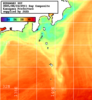 NOAA人工衛星画像:神奈川県近海, 1日合成画像(2025/08/24UTC)