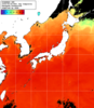 NOAA人工衛星画像:日本全域, 1日合成画像(2025/08/26UTC)