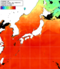 NOAA人工衛星画像:日本全域, 1日合成画像(2025/08/30UTC)
