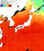 NOAA人工衛星画像:日本全域, 1日合成画像(2025/08/31UTC)