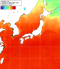 NOAA人工衛星画像:日本全域, 1週間合成画像(2025/08/25～2025/08/31UTC)