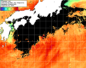 NOAA人工衛星画像:黒潮域, 1日合成画像(2025/09/04UTC)