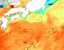 NOAA人工衛星画像:黒潮域, 1日合成画像(2025/09/05UTC)