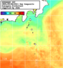 NOAA人工衛星画像:神奈川県近海, 1日合成画像(2025/09/06UTC)