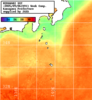 NOAA人工衛星画像:神奈川県近海, 1週間合成画像(2025/08/31～2025/09/06UTC)