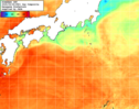 NOAA人工衛星画像:黒潮域, 1日合成画像(2025/09/06UTC)