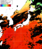 ひまわり人工衛星:日本全域,19:59JST,1時間合成画像
