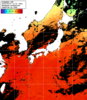 ひまわり人工衛星:日本全域,22:59JST,1時間合成画像