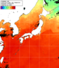 NOAA人工衛星画像:日本全域, 1日合成画像(2025/09/07UTC)