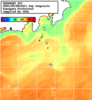 NOAA人工衛星画像:神奈川県近海, 1日合成画像(2025/09/08UTC)