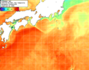 NOAA人工衛星画像:黒潮域, 1日合成画像(2025/09/08UTC)