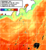 ひまわり人工衛星:神奈川県近海,17:59JST,1時間合成画像