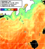 ひまわり人工衛星:神奈川県近海,22:59JST,1時間合成画像