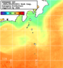 NOAA人工衛星画像:神奈川県近海, 1週間合成画像(2025/09/03～2025/09/09UTC)