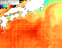 NOAA人工衛星画像:黒潮域, 1日合成画像(2025/09/09UTC)