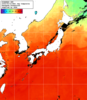 NOAA人工衛星画像:日本全域, 1日合成画像(2025/09/10UTC)