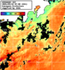 ひまわり人工衛星:神奈川県近海,16:59JST,1時間合成画像