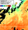 ひまわり人工衛星:神奈川県近海,23:59JST,1時間合成画像
