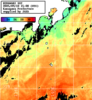 ひまわり人工衛星:神奈川県近海,00:59JST,1時間合成画像
