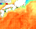 NOAA人工衛星画像:黒潮域, 1日合成画像(2025/09/11UTC)