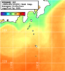 NOAA人工衛星画像:神奈川県近海, 1週間合成画像(2025/09/06～2025/09/12UTC)