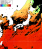 ひまわり人工衛星:日本全域,10:59JST,1時間合成画像