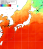 NOAA人工衛星画像:日本全域, 1日合成画像(2025/09/14UTC)