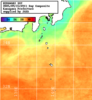 NOAA人工衛星画像:神奈川県近海, 1日合成画像(2025/09/15UTC)
