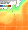 NOAA人工衛星画像:神奈川県近海, 1週間合成画像(2025/09/09～2025/09/15UTC)