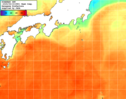 NOAA人工衛星画像:黒潮域, 1週間合成画像(2025/09/09～2025/09/15UTC)