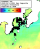 NOAA人工衛星画像:沿岸～伊豆諸島, 1日合成画像(2025/09/15UTC)