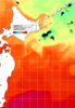 NOAA人工衛星画像:親潮域, 1日合成画像(2025/09/15UTC)