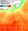 NOAA人工衛星画像:神奈川県近海, 1日合成画像(2025/09/16UTC)