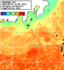 ひまわり人工衛星:神奈川県近海,00:59JST,1時間合成画像