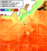 ひまわり人工衛星:神奈川県近海,12:59JST,1時間合成画像
