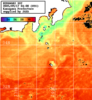 ひまわり人工衛星:神奈川県近海,13:59JST,1時間合成画像
