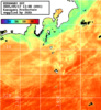 ひまわり人工衛星:神奈川県近海,22:59JST,1時間合成画像