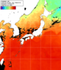 NOAA人工衛星画像:日本全域, 1日合成画像(2025/09/18UTC)