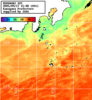ひまわり人工衛星:神奈川県近海,00:59JST,1時間合成画像