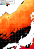 NOAA人工衛星画像:日本海, 1日合成画像(2025/09/18UTC)