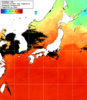 NOAA人工衛星画像:日本全域, 1日合成画像(2025/09/19UTC)