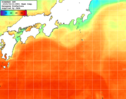 NOAA人工衛星画像:黒潮域, 1週間合成画像(2025/09/15～2025/09/21UTC)