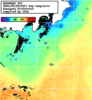 NOAA人工衛星画像:神奈川県近海, 1日合成画像(2025/09/22UTC)