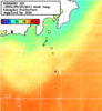 NOAA人工衛星画像:神奈川県近海, 1週間合成画像(2025/09/16～2025/09/22UTC)