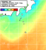 NOAA人工衛星画像:神奈川県近海, 1週間合成画像(2025/09/18～2025/09/24UTC)