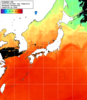 NOAA人工衛星画像:日本全域, 1日合成画像(2025/09/25UTC)