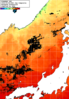 NOAA人工衛星画像:日本海, 1日合成画像(2025/09/28UTC)